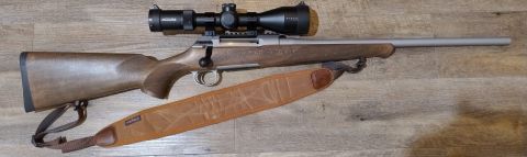 Selling a brand new, never fired Sauer 100, .308 Win, purchased in late 2022 and stored in a humidity-controlled safe since. Rifle is in mint condition with bol
