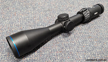 A Meopta Optika6 MeoPro 3-18-56 SFP scope in excellect condition. This scope has the Meopta BDC reticle and paralllax adjustment down to 10 yards. Capped windag