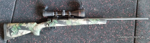 Excellent condition with a 3-9x50 Redfield with flip covers, buffalo camo stock, only fired 55 shots. Scope has been pulled off to give a full clean for sale so
