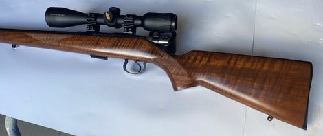 CZ 452 American / Classic with Weaver Grand Slam 3 - 12 x 42 Scope.¬† Comes with 5 shot and 10 shot magazines. This rifle has really beautiful wood. Has not had