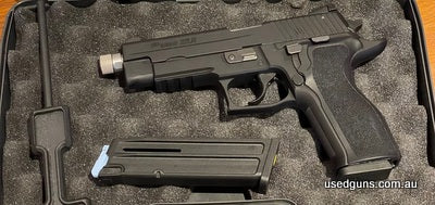 This Sig Sauer Classic P226 is the same as the 9mm centerfire pistol but in .22LR Rimfire. It is the same high quality classic P226 pistol design that have been