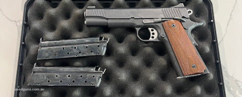 Kimber 1911 custom 2 walnut 9mm Guns in great condition, is one of my favourites but need to sell the collection. 3 mags, one stainless. Didn‚Äö√Ñ√¥t get used a
