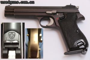 I can no longer shoot due to a shoulder injury so, sadly, I‚Äö√Ñ√¥m selling up. First on the block is a 9mm SWISS MILITARY SIG P210 (M49) In absolutely amazing 