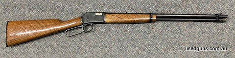 Very good condition Browning BL22 in 22LR. Great lever rimfire. Woodwork retains its glossy finish however there are some small marks and scratches to the butts