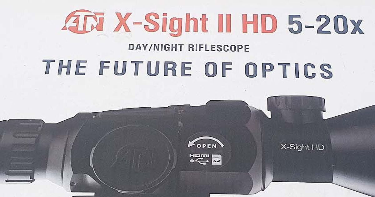 ATN X Sight II, HD  5-20X, GPS, WiFi & Bluetooth