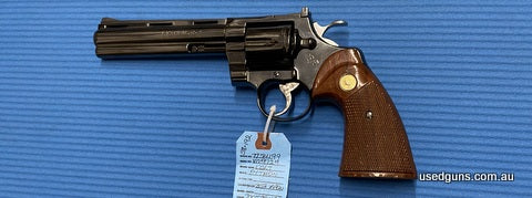 Very good condition Colt Python in 357 Mag. Sports a 6 inch barrel. Barrel in excellent condition. Cylinder spins well hammer and trigger crisp. Overall excelle