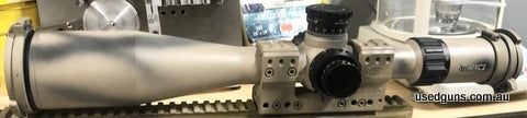 34mm tube, MRAD, FFP, illuminated MSR reticle, tenebraex scope caps. Does not include the Spuhr mount. Postage included.