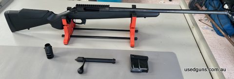 Tikka T3X CTR. Excellent condition, have shot less than 50 rounds. 24 inch barrel. 10 round steel magazine. Blued steel. Includes Tikka muzzle brake.