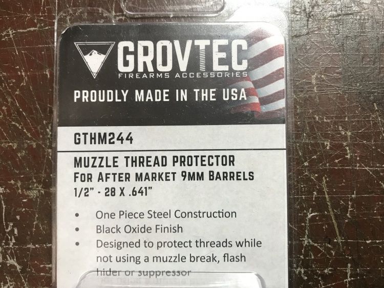 9 mm muzzle thread protector