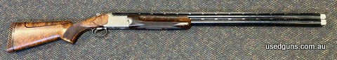 Excellent condition Miroku Mk 10 Grade 5 Trap 12G O/U. Elegant floral engraving covers the entirety of the action and trigger. Sports 32 inch ported barrels wit