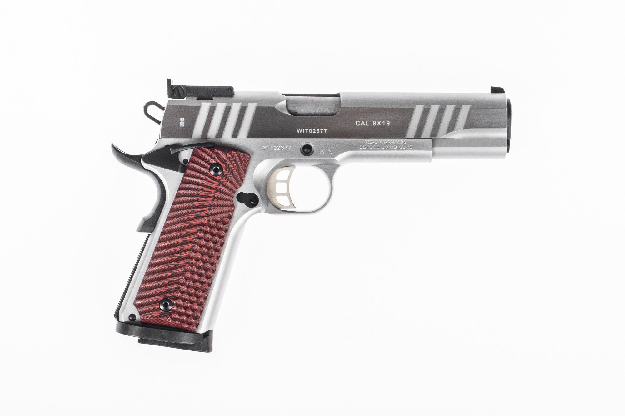 TANFOGLIO FT 1911 CUSTOM SILVER 9MM