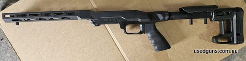 Rem700 SA RH, Chassis 103098-BLK, Stock104583-BLK. Excellent condition, suit new buyer. $550 posted.