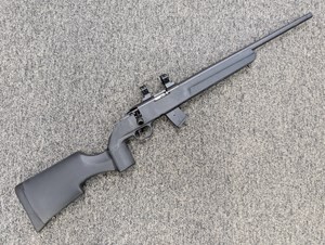 HOWA
MODEL 1100
17HMR
10 SHOT
18 INCH MEDIUM VARMINT BARREL
THREADED MUZZLE
BLUED FINISH
TACTICAL SYNTHETIC STOCK
1 INCH RINGS

SPECIAL NEW $495