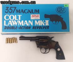 Replica Colt Lawman Mk III revolver in completely new condition. Brand ‚Äö√Ñ√∫new old stock‚Äö√Ñ√π in pristine condition. Made in the 1970/80‚Äö√Ñ√¥s in Japan b