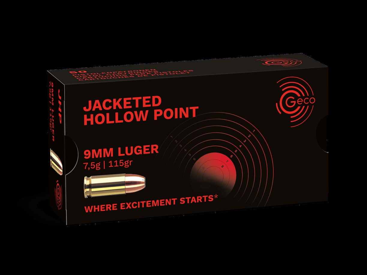 Geco 9mm JHP 115gr