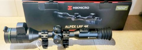 Superb Day / Night IFR Scope. Rarely used and comes with Eagle Vision Infinity IPS-30 30mm Adjustable Mounts. The Eagle Vision Infinity IPS-30 mounts are adjust