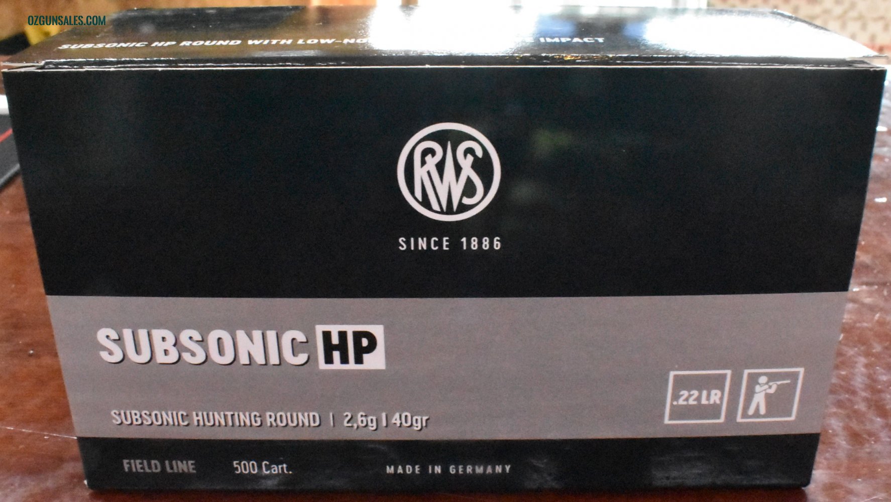 RWS .22LR SUBSONIC HP 40 GR