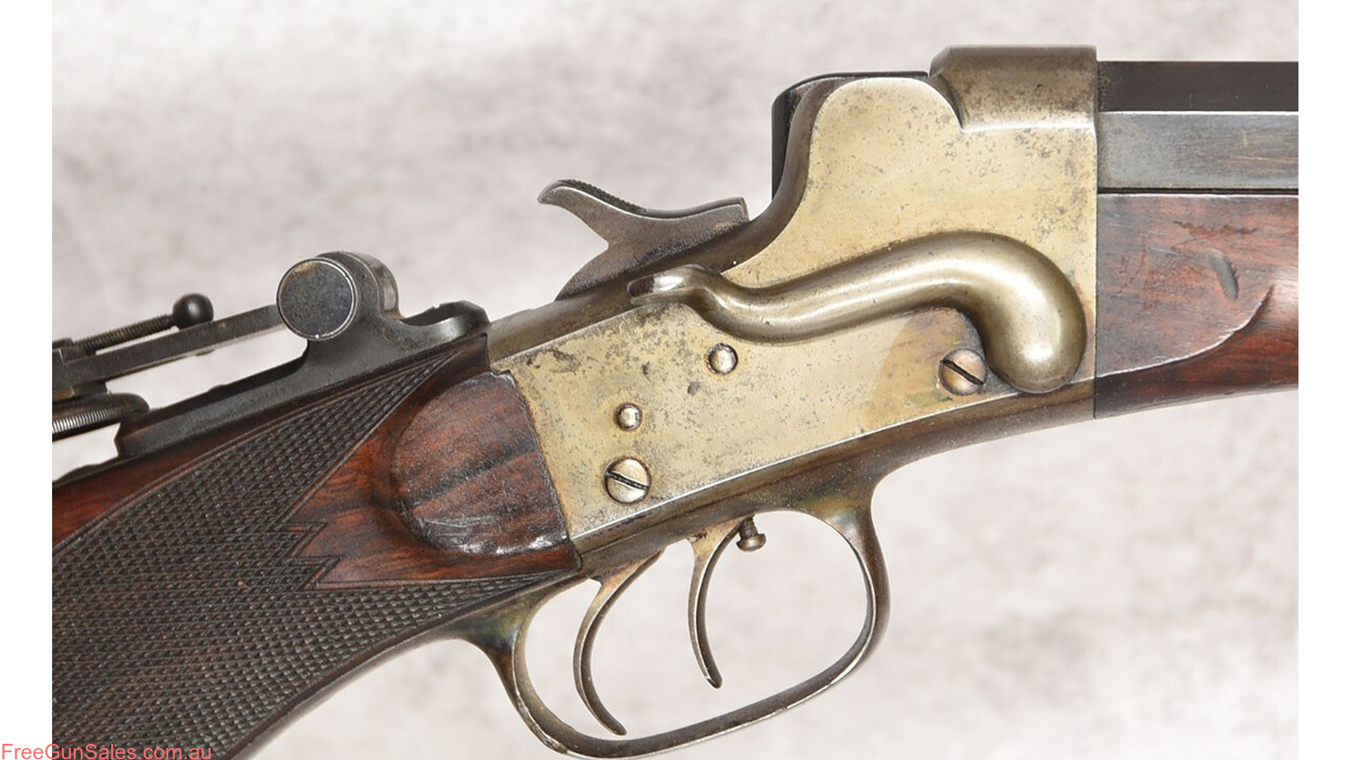 Remington Hepburn Falling Block .38 x 1 3/4" Double Set Trigger 29 5/8" (495) for sale Brisbane
