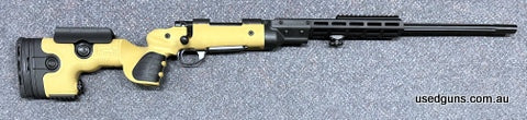 One only. Brand new and reduced to clear. Howa 1500 24" Varmint Fluted 308 in GRS Warg stock. $65 freight to your Dealer Australia wide (WA Perth only). 2 month