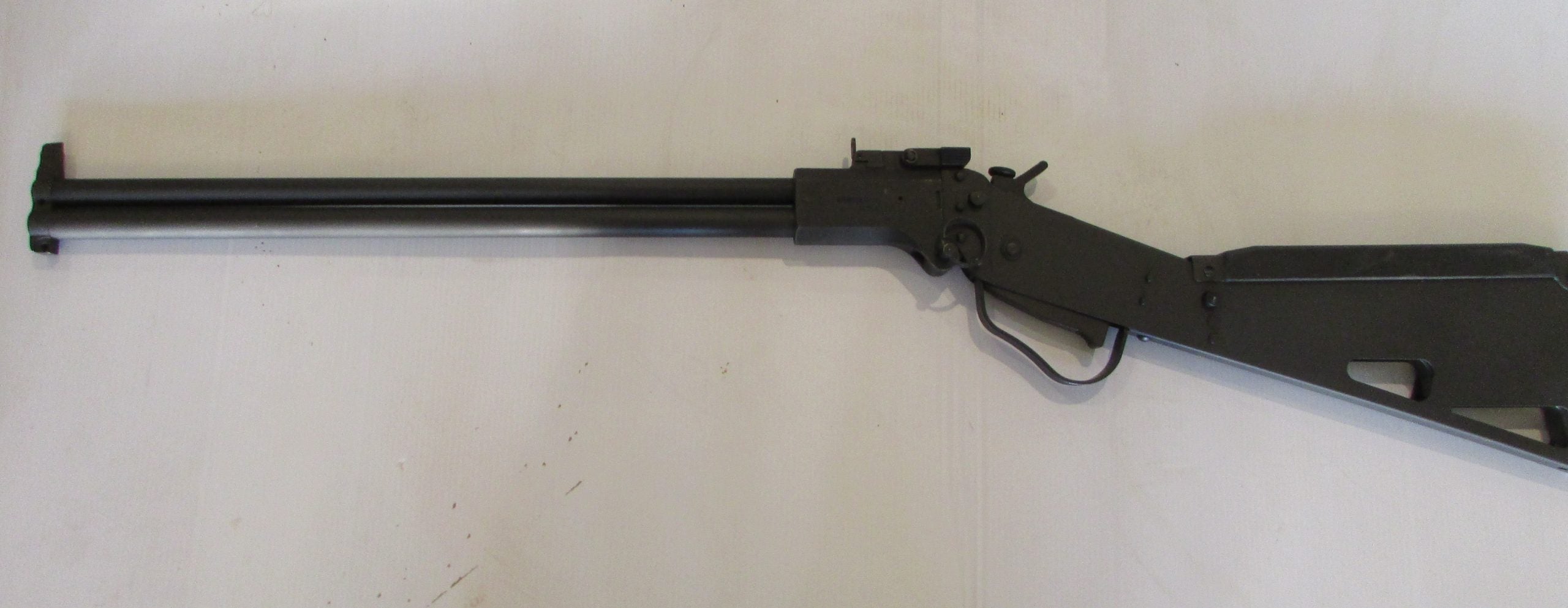 Original survival rifle --has done no work--part of a collection. Breaks down into two pieces. Please reply by Email.