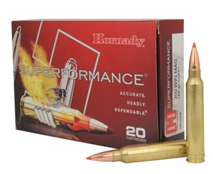 HORNADY
H820264
SUPERFORMANCE
300 WIN MAG, 165GR, CX SPF
POLYMER TIPPED
AMMUNITION 

$109 /PER 20
$490.50 /PER 100