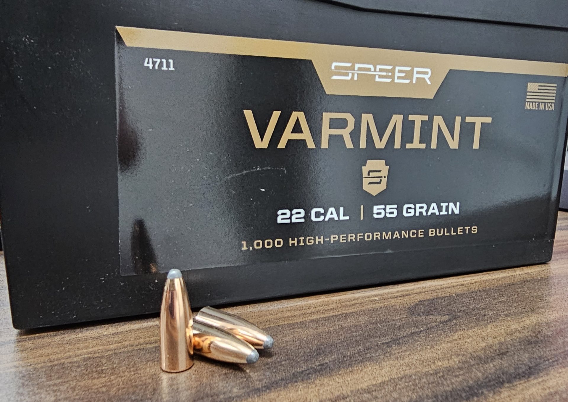 SPEER VARMINT 22CAL 55GR PROJECTILE VALUE PACK