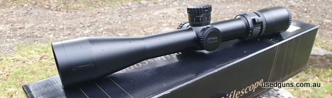 As new in box. The Monach X is made in Japan. 2.5-10x44 and crystal clear with mildot reticle. Strong mechanics, simple and about as much magnification as you n
