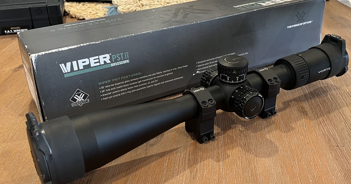Vortex PST Gen2 5-25x50 FFP EBR-7C (MRAD)