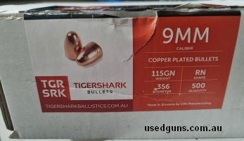 4000 (8x Box's of 500) .356 115gn Copper Plated Round Nose projectiles. Can sell box's separately for $80ea Preferred pickup in Bathurst, NSW or can organise po
