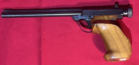 Single shot target pistol to use for 50m competition.