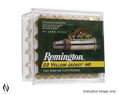 REMINGTON 22LR 33GR TCHP YELLOW JACKET HYPER VELOCITY 100PK 1500FPS