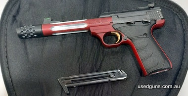 Bought gun secondhand 6 months ago been reliable. Retiring from pistol shooting.Cheap gun comes with 2 magazines and case.Buyer to pay transfer and freight cost