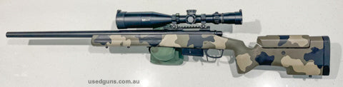 Early Remington 700, Trued action, Jewell HVR trigger, badger ordnance bolt knob. Bartlein M24 profile SS 26‚Äö√Ñ√π match barrel 7.5 twist. Manners T4A stock, m