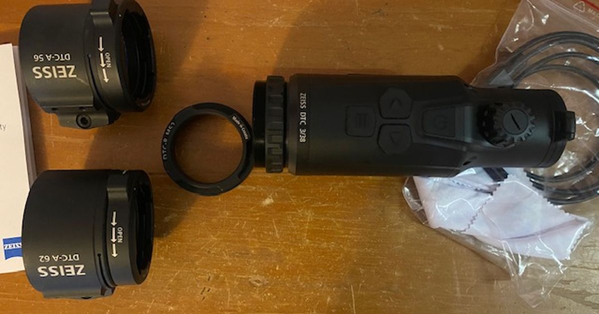 ZEISS THERMAL DTC 3/38 clip on with attachments
