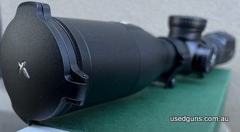 This is second generation Range finding scope from Swarovski comes with all original box, accessories and manual. Has the optional magnetic flip at the front an