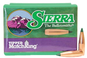 SIERRA
TIPPED MATCH KING
PROJECTILES

AVAILABLE IN
SC7725 30CAL 125GR SPECIAL $329 /PER 500
