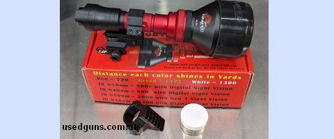 Sniper hog 66 lrx The ultimate ir light Come with 850 and 940 ir LEDs Z mount adjustable elevation and windage.mount 30 mil pic tail mount to suit