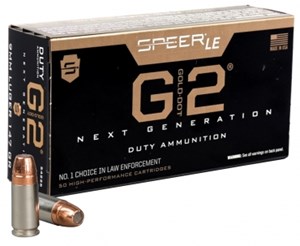 SPEER
LS54226
GOLD DOT G2
9MM, 147GR, HOLLOW POINT
AMMUNITION

SPECIAL
$48.90 /PER 50
$489 /PER 500