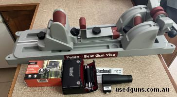 Gun vice (Tipton Best vice)  in EC. Bore sighter not included