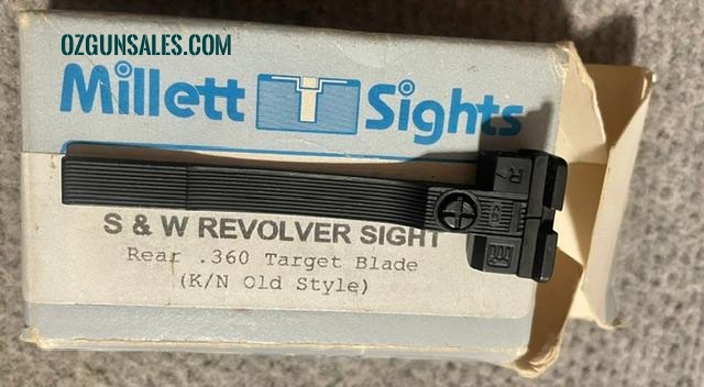 Millett Smith & Wesson Revolver Rear Sight