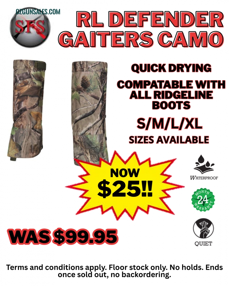 RL Defender Gaiters Camo
