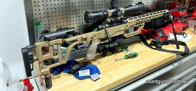 Brand new condition Victrix Scorpio V in 338 Lapua Mag Gun has about 80 rounds through it and is a fantastic gun Only selling due to lack of use - I primarily h