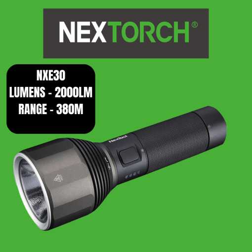 Nextorch E-Series Rechargeable Torch Long Range High Beam, 6 Modes – NXE30