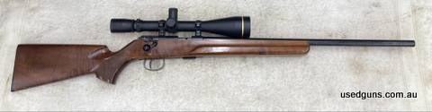 Anschutz 1416 22LR in Very Good condition, apart from a couple of storage marks on the wooden stock. Firearm has been well cared for and sports a 9/10 barrel. F