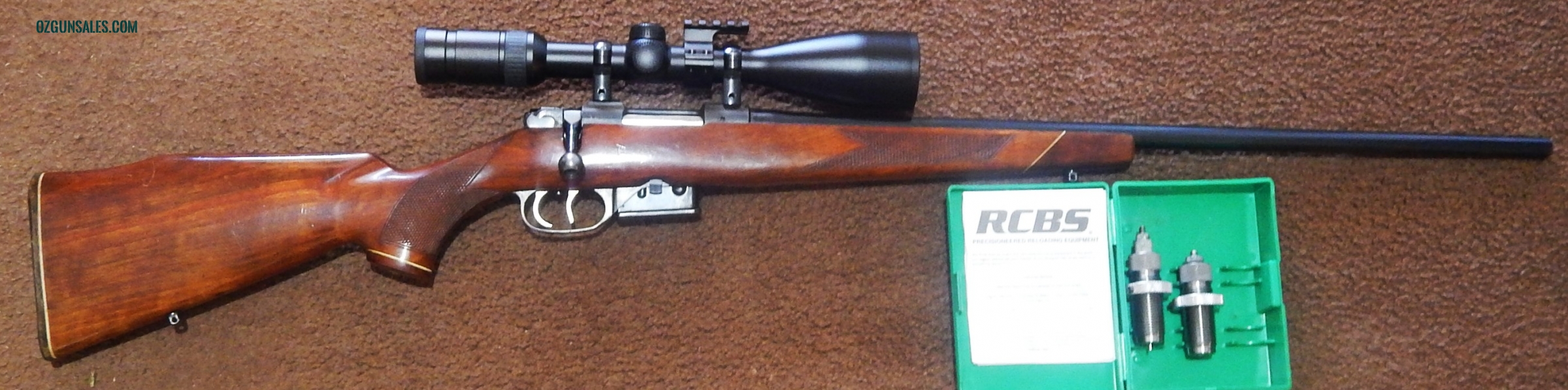 BRNO FOX MOD 2 IN 17 ACKLEY HORNET+DIES...USED!!