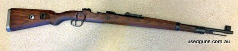 Mauser K98 1942 riffle, refurbished by James River Armoury, new barrel, beautiful timber, hasn't been fired since i purchased it, correct WW2 acceptance marks.