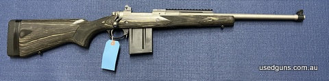 Very good condition Ruger Gunsite Scout chambered in 308W. Has a 18.5 inch barrel, 10 round magazine with Ghost Ring sights and a Picatinny rail for an optic. B