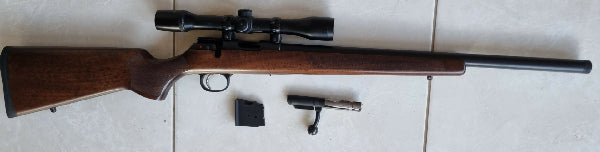 This beauty is in unmarked, new condition. It was purchased in December 2021, & because of COVID & serious health issues has only fired a handful of rounds sinc