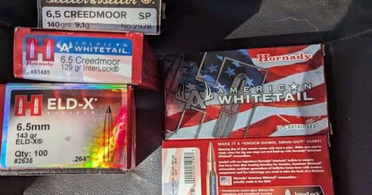 6.5  creedmoor  ammo  and projectiles