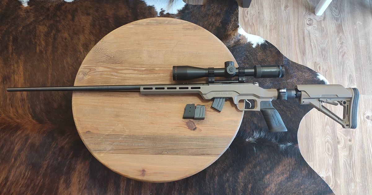 CZ455 Jaguar in MDT LSS Chassis with folding stock